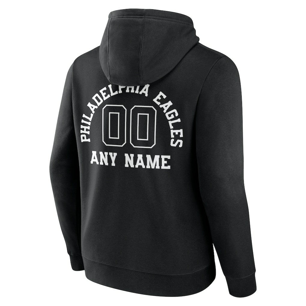 Philadelphia Eagles  Personalized Name & Number Pullover Hoodie