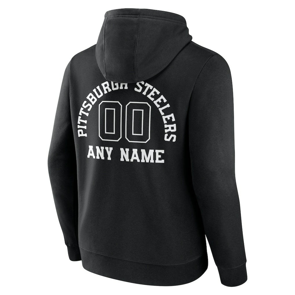 Pittsburgh Steelers  Personalized Name & Number Pullover Hoodie