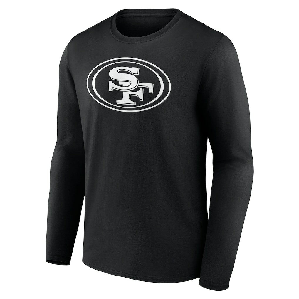 San Francisco 49ers  Personalized Name & Number Monochrome Long Sleeve T-Shirt