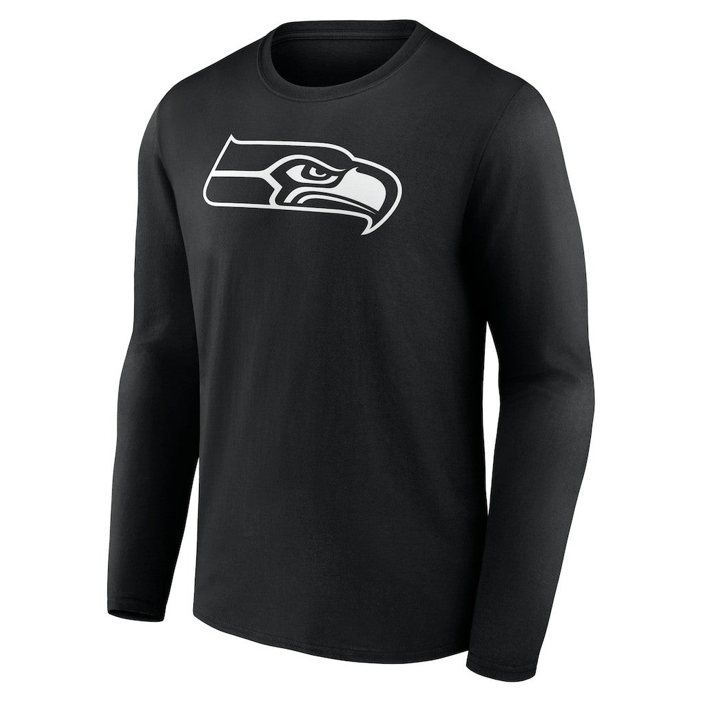 Seattle Seahawks  Personalized Name & Number Monochrome Long Sleeve T-Shirt