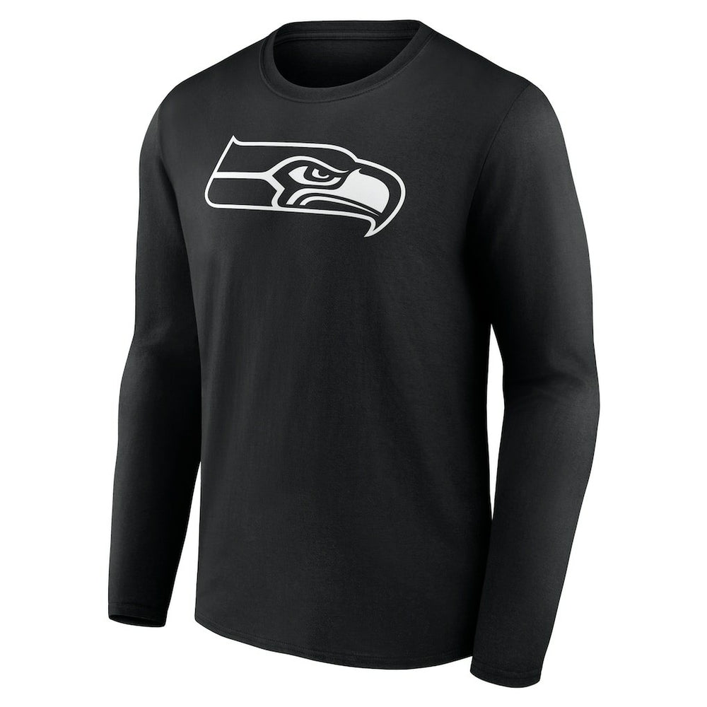 Seattle Seahawks  Personalized Name & Number Monochrome Long Sleeve T-Shirt