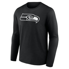 Seattle Seahawks  Personalized Name & Number Monochrome Long Sleeve T-Shirt