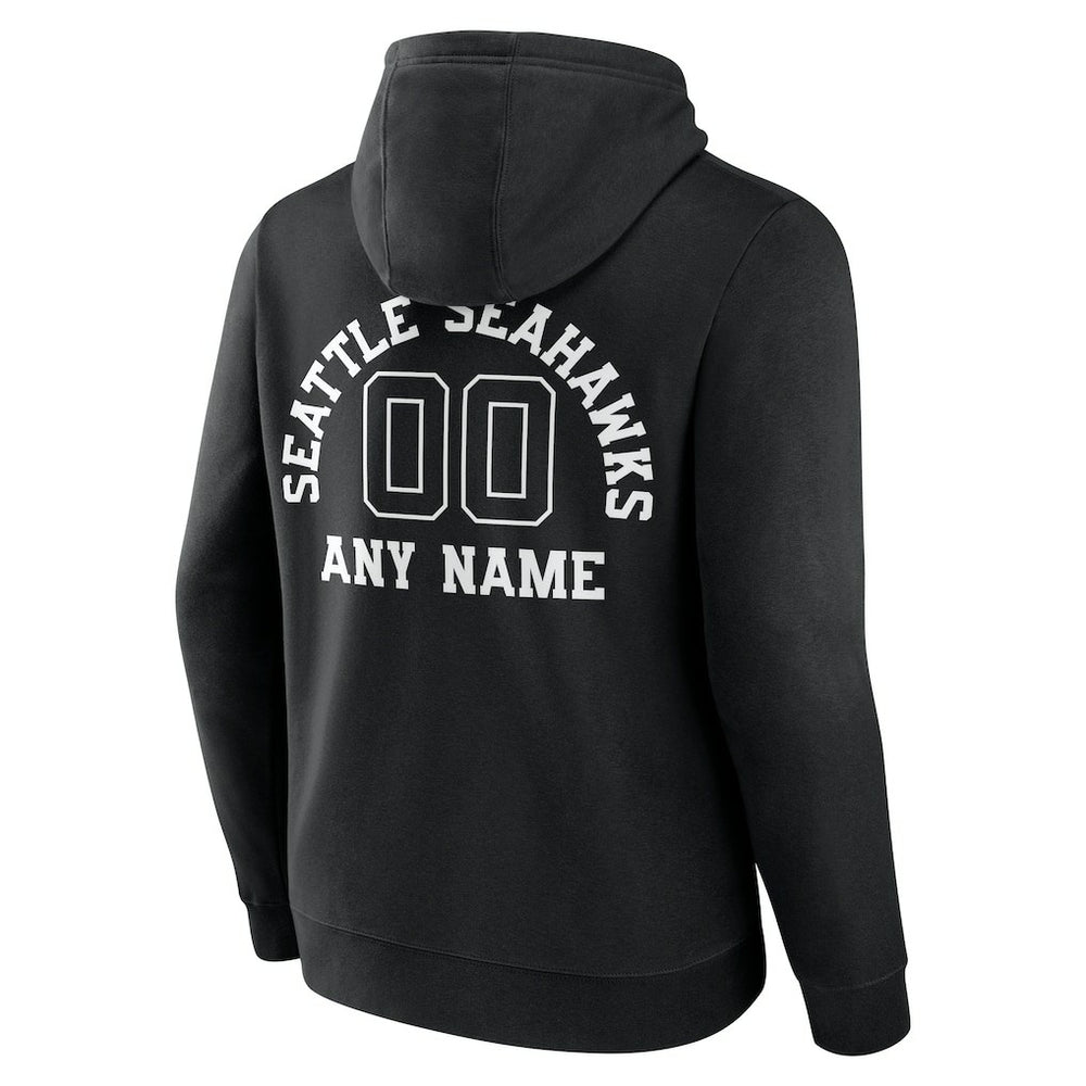Seattle Seahawks  Personalized Name & Number Pullover Hoodie