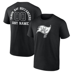 Tampa Bay Buccaneers  Personalized Name & Number Monochrome T-Shirt
