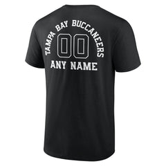 Tampa Bay Buccaneers  Personalized Name & Number Monochrome T-Shirt