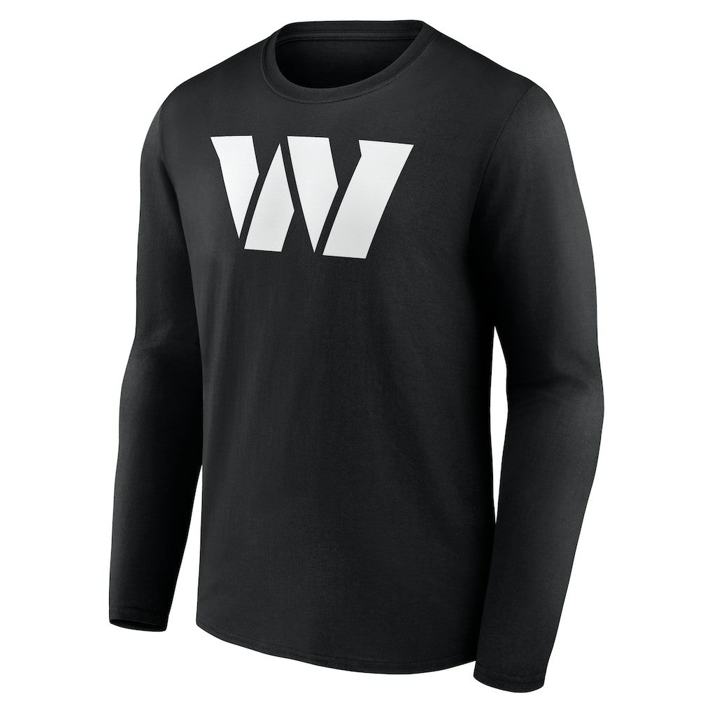 Washington Commanders  Personalized Name & Number Monochrome Long Sleeve T-Shirt