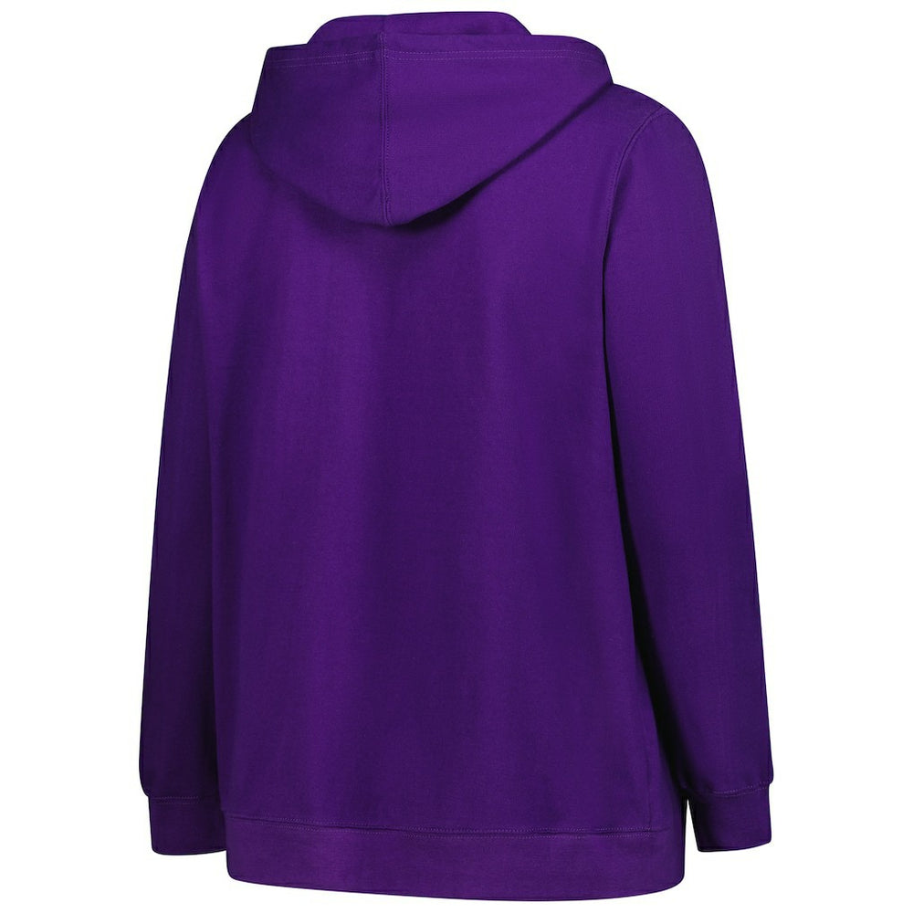 Minnesota Vikings Fanatics Women's Plus Size V-Neck Pullover Hoodie