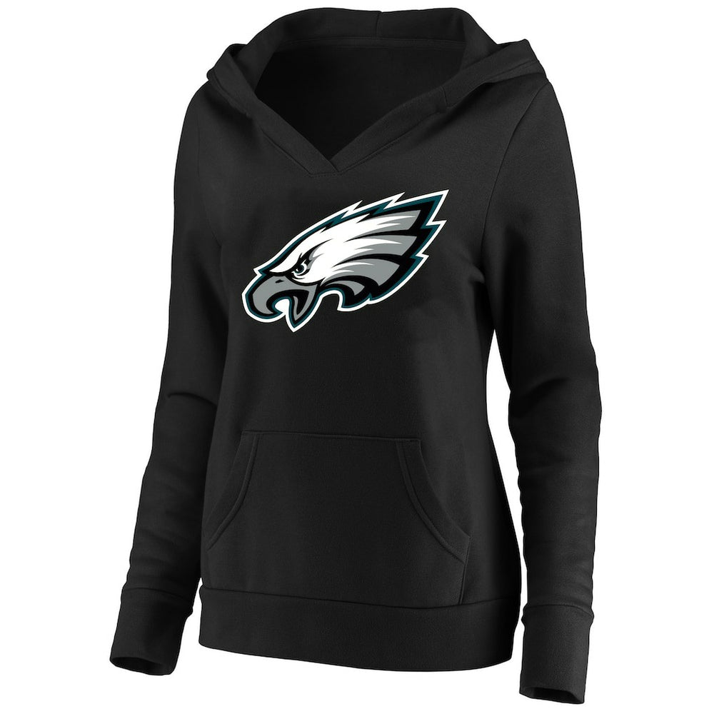 Philadelphia Eagles Fanatics Women's Plus Size V-Neck Pullover Hoodie