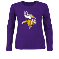 Minnesota Vikings Fanatics Women's Plus Size Long Sleeve T-Shirt