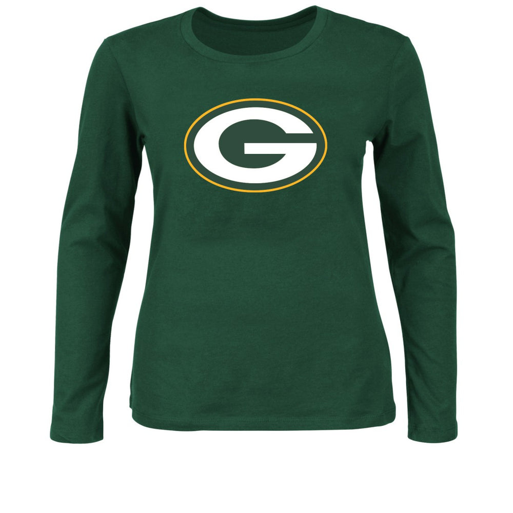 Green Bay Packers Fanatics Women's Plus Size Long Sleeve T-Shirt
