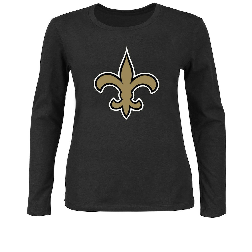 New Orleans Saints Fanatics Women's Plus Size Long Sleeve T-Shirt