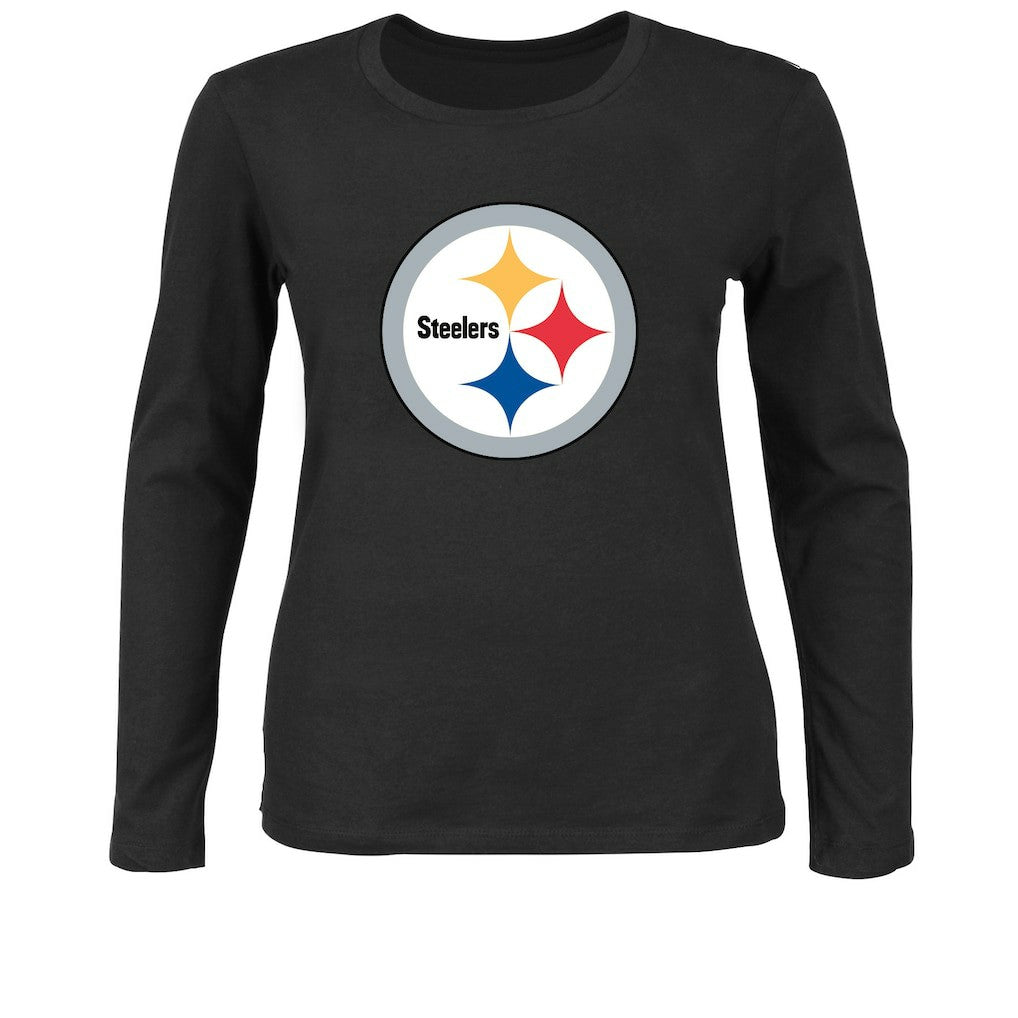 Pittsburgh Steelers Fanatics Women's Plus Size Long Sleeve T-Shirt