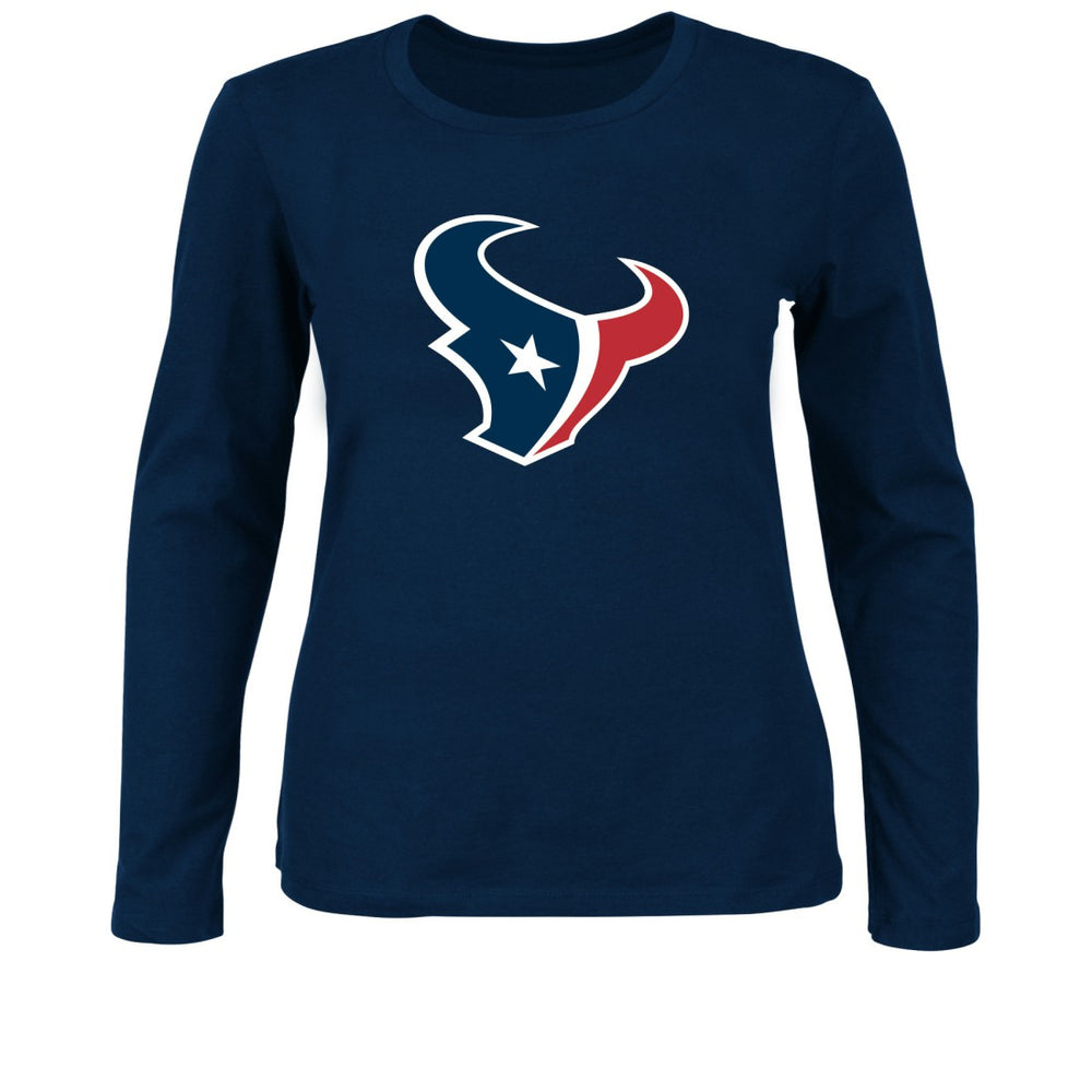 Houston Texans Fanatics Women's Plus Size Long Sleeve T-Shirt