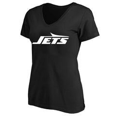 New York Jets Fanatics Women's Plus Size V-Neck T-Shirt