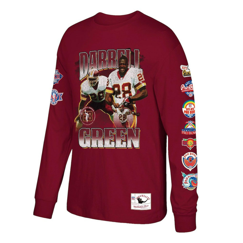Washington Commanders Mitchell & Ness Darrell Green  Player Graphic Long Sleeve T-Shirt