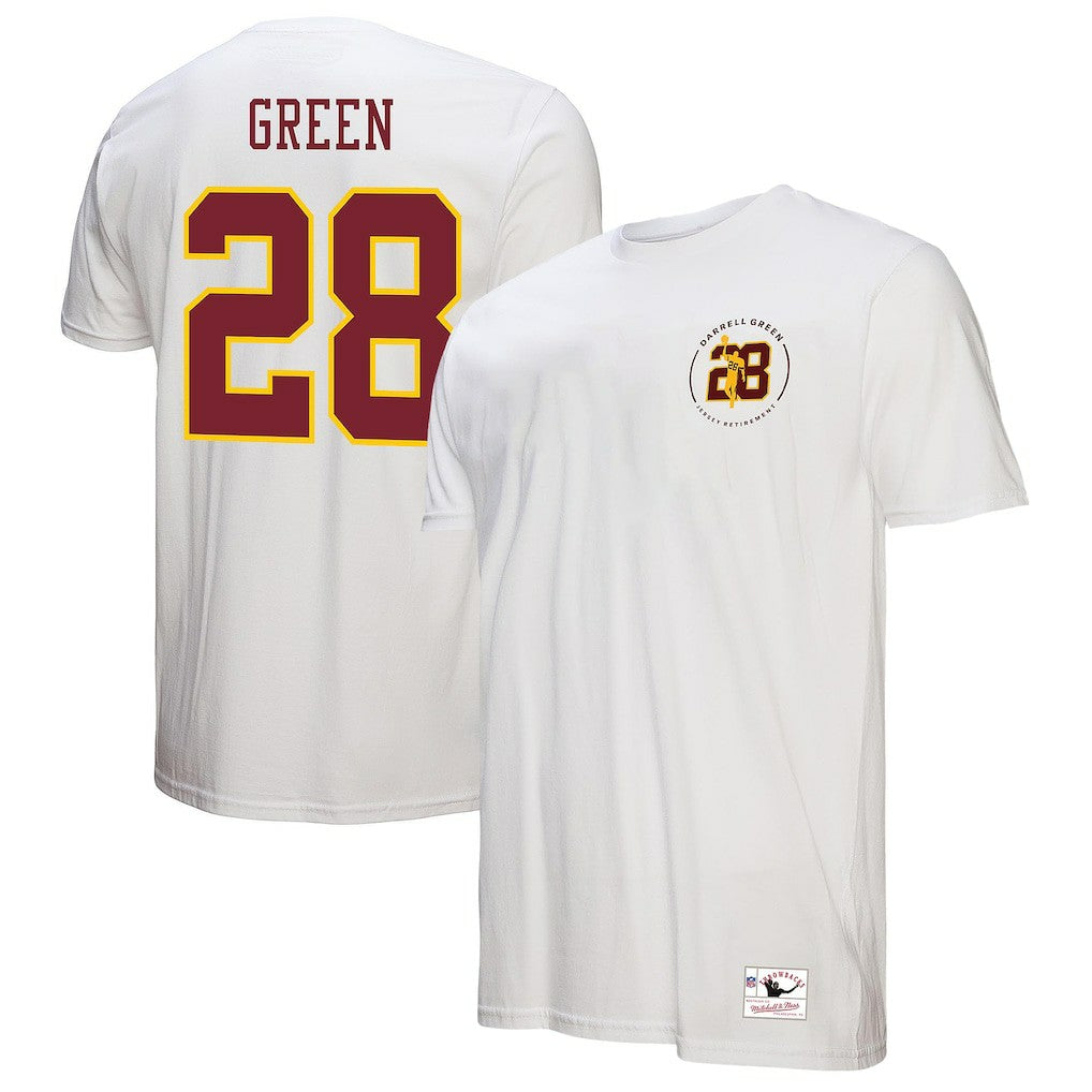Washington Commanders Mitchell & Ness Darrell Green  Retired Player Name & Number T-Shirt