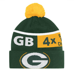 Green Bay Packers  Starter Unisex Chyron Cuffed Knit Hat with Pom