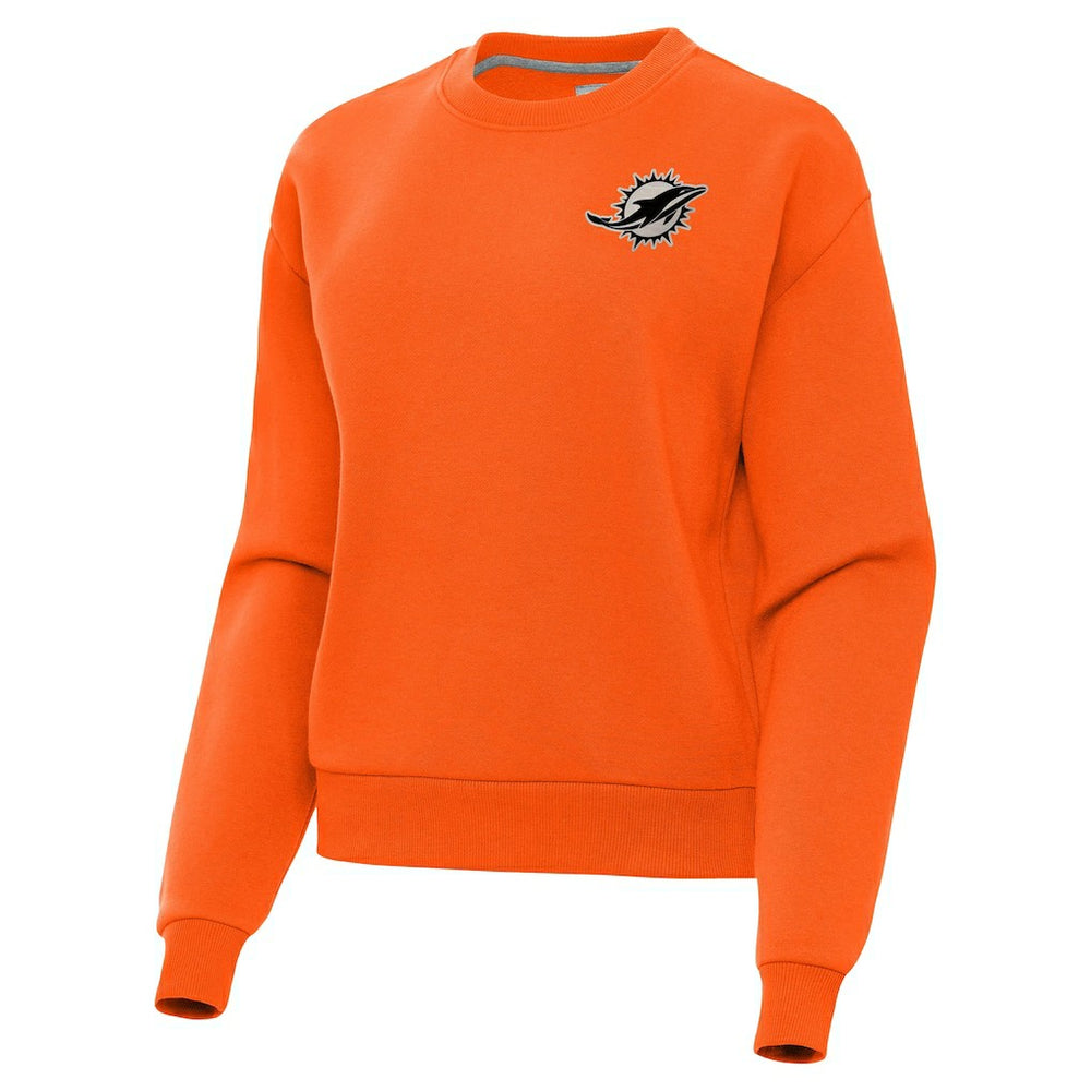 Miami Dolphins  Antigua Women's Victory Pullover Sweatshirt