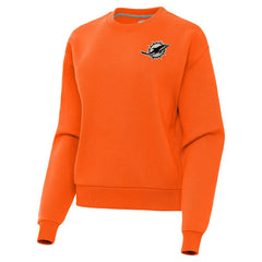 Miami Dolphins  Antigua Women's Victory Pullover Sweatshirt