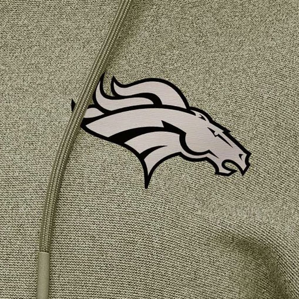 Denver Broncos  Antigua Women's Justice Pullover Hoodie