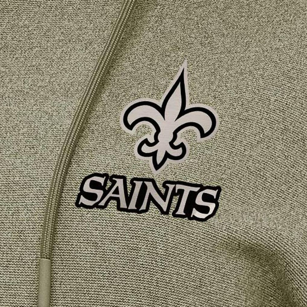 New Orleans Saints  Antigua Women's Justice Pullover Hoodie