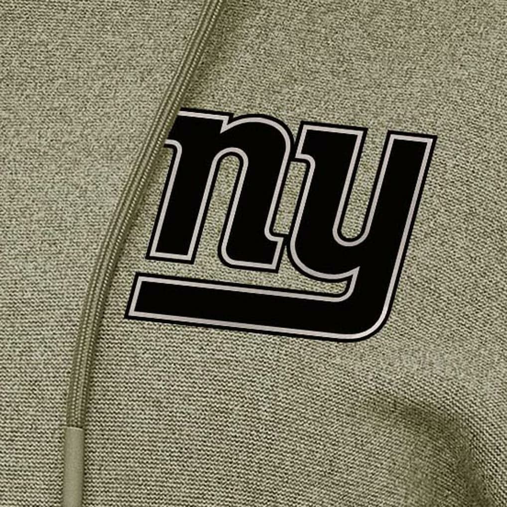 New York Giants  Antigua Women's Justice Pullover Hoodie