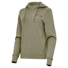 Los Angeles Chargers  Antigua Women's Justice Pullover Hoodie