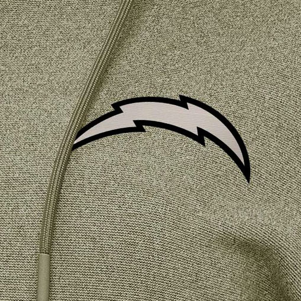 Los Angeles Chargers  Antigua Women's Justice Pullover Hoodie