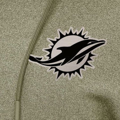 Miami Dolphins  Antigua Women's Justice Pullover Hoodie
