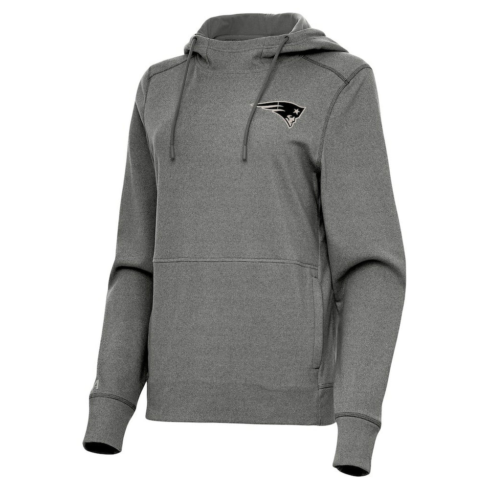 New England Patriots  Antigua Women's Justice Pullover Hoodie