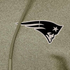 New England Patriots  Antigua Women's Justice Pullover Hoodie