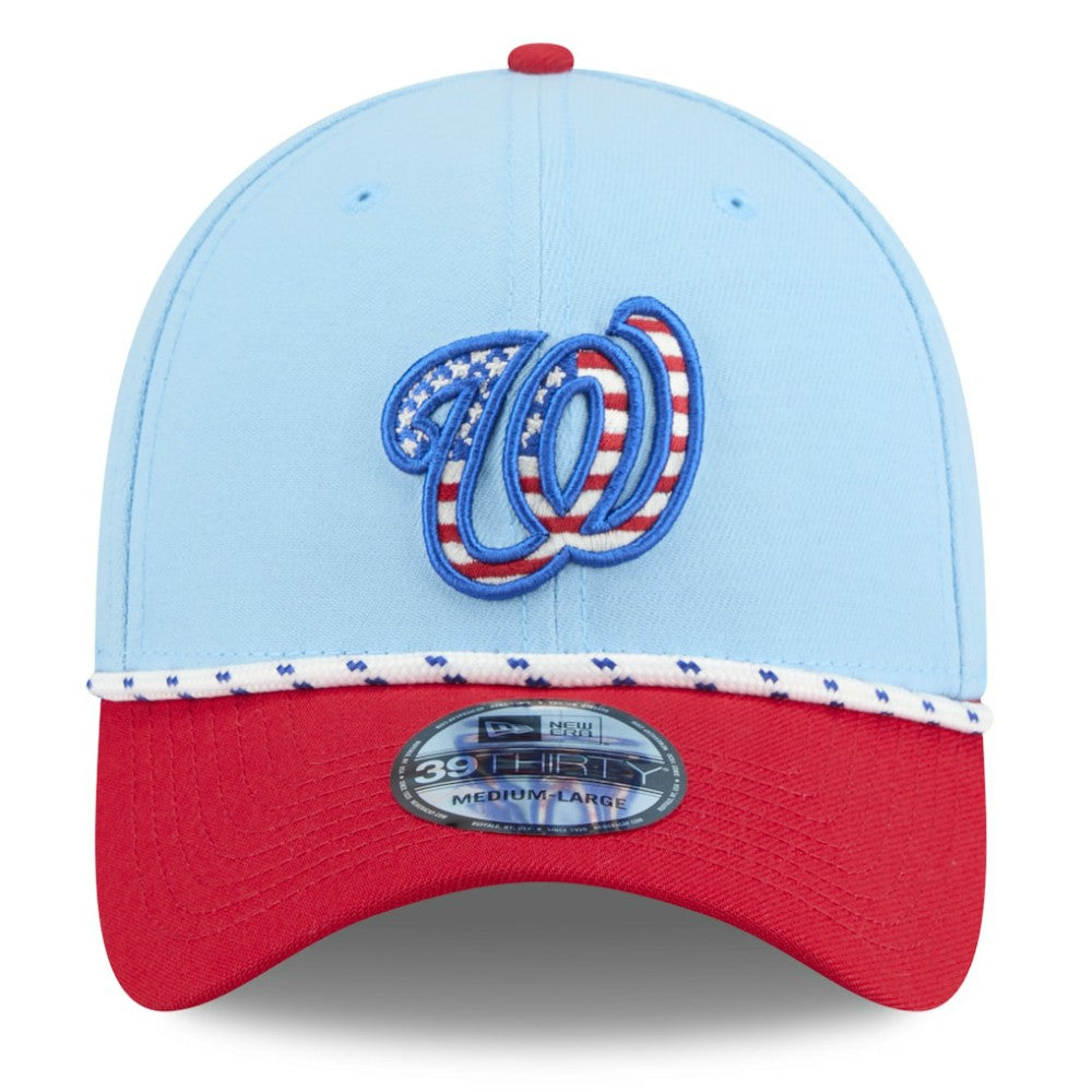 Washington Nationals New Era 2025 Fourth of July 39THIRTY Flex Hat | MLB For sale