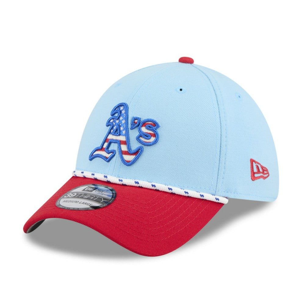 Athletics New Era 2025 Fourth of July 39THIRTY Flex Hat | MLB For sale
