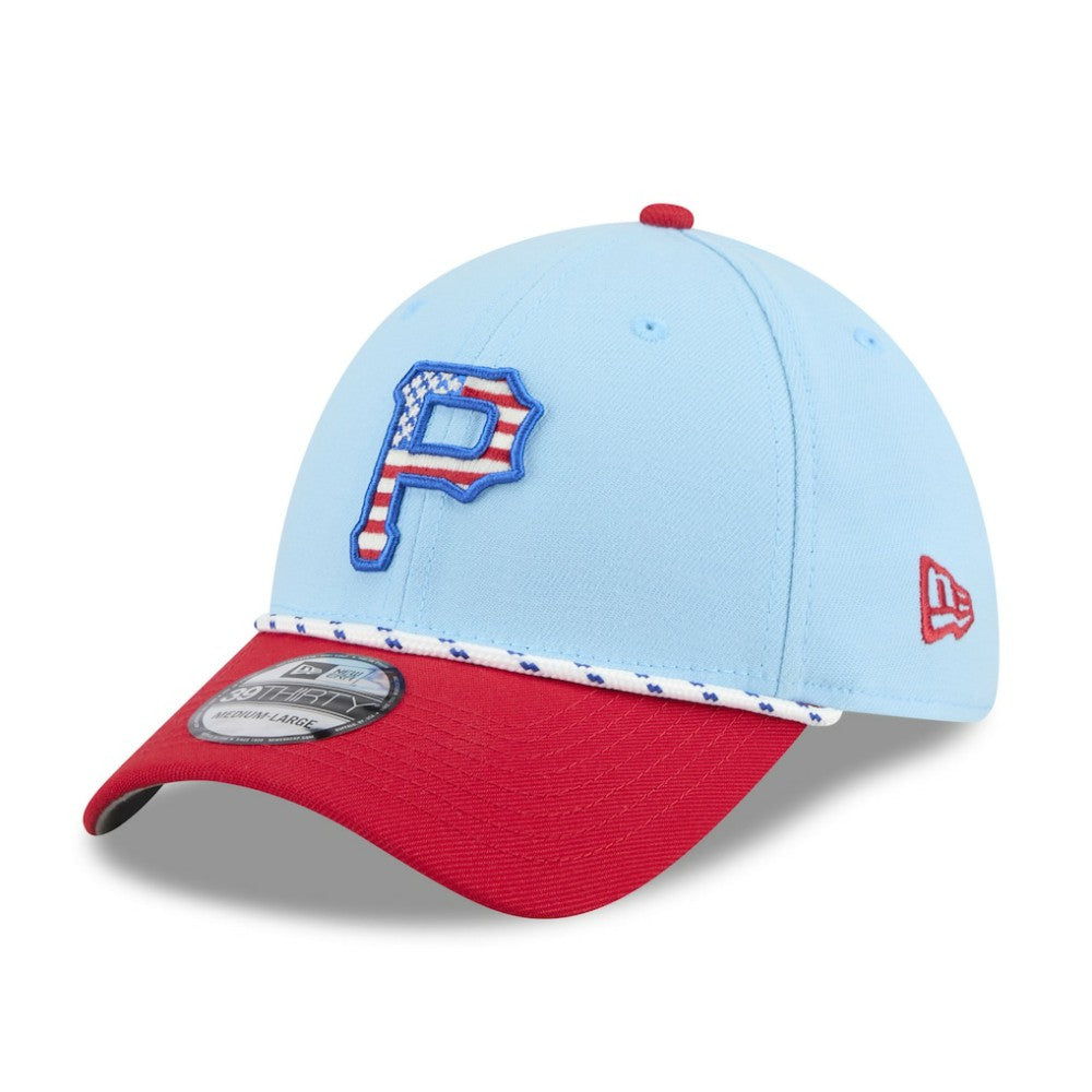 Pittsburgh Pirates New Era 2025 Fourth of July 39THIRTY Flex Hat | MLB On Sale