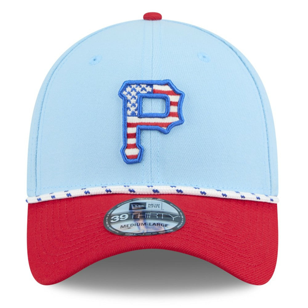 Pittsburgh Pirates New Era 2025 Fourth of July 39THIRTY Flex Hat | MLB On Sale