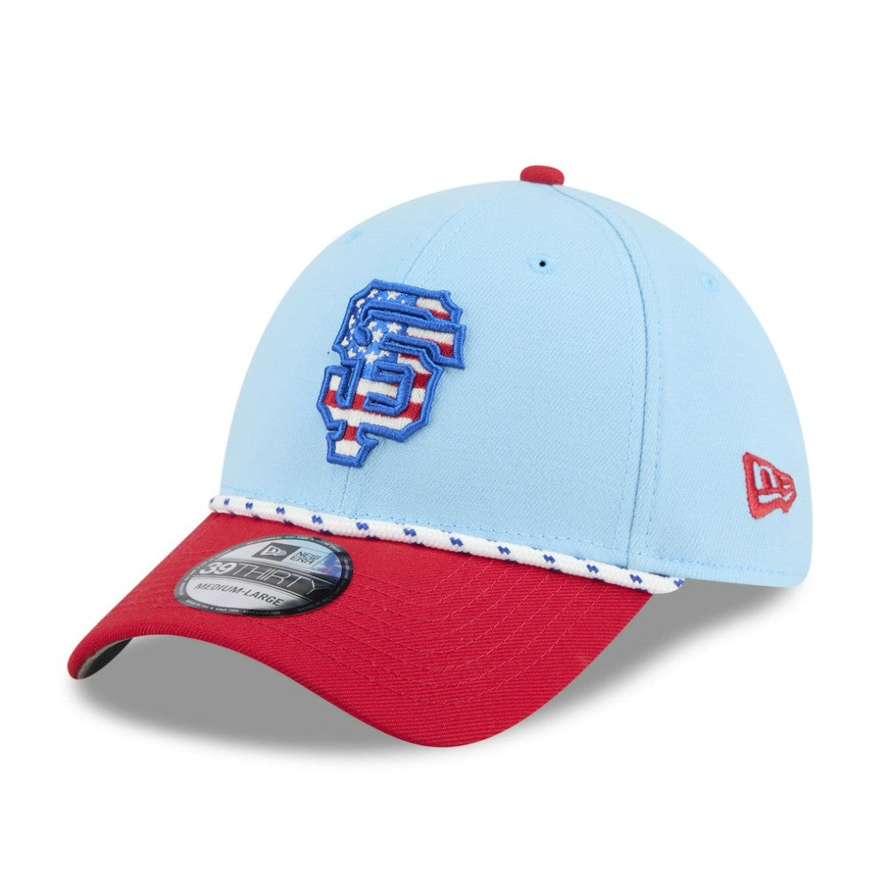 San Francisco Giants New Era 2025 Fourth of July 39THIRTY Flex Hat | MLB On Sale