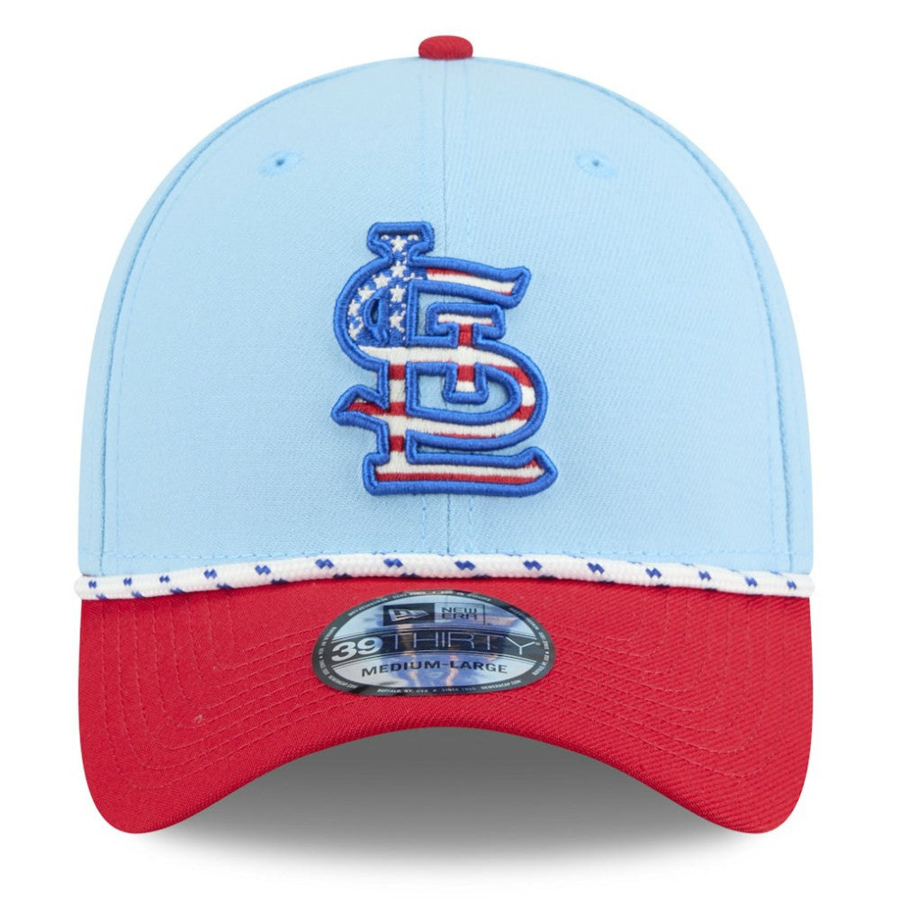 St. Louis Cardinals New Era 2025 Fourth of July 39THIRTY Flex Hat | MLB Near me