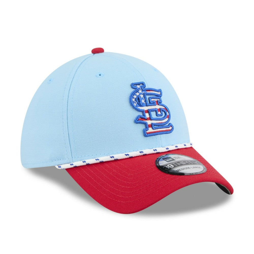 St. Louis Cardinals New Era 2025 Fourth of July 39THIRTY Flex Hat | MLB Near me
