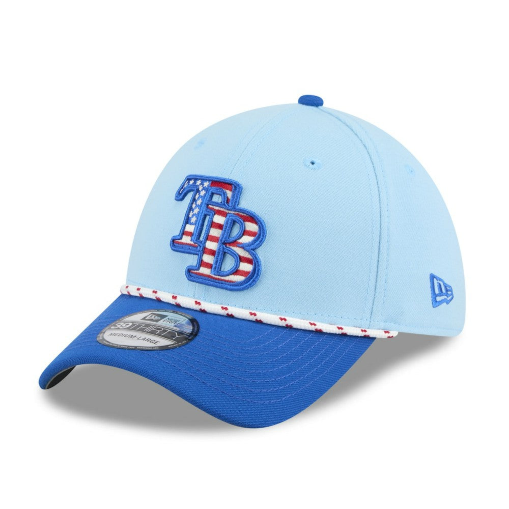 Tampa Bay Rays New Era 2025 Fourth of July 39THIRTY Flex Hat | MLB Near me