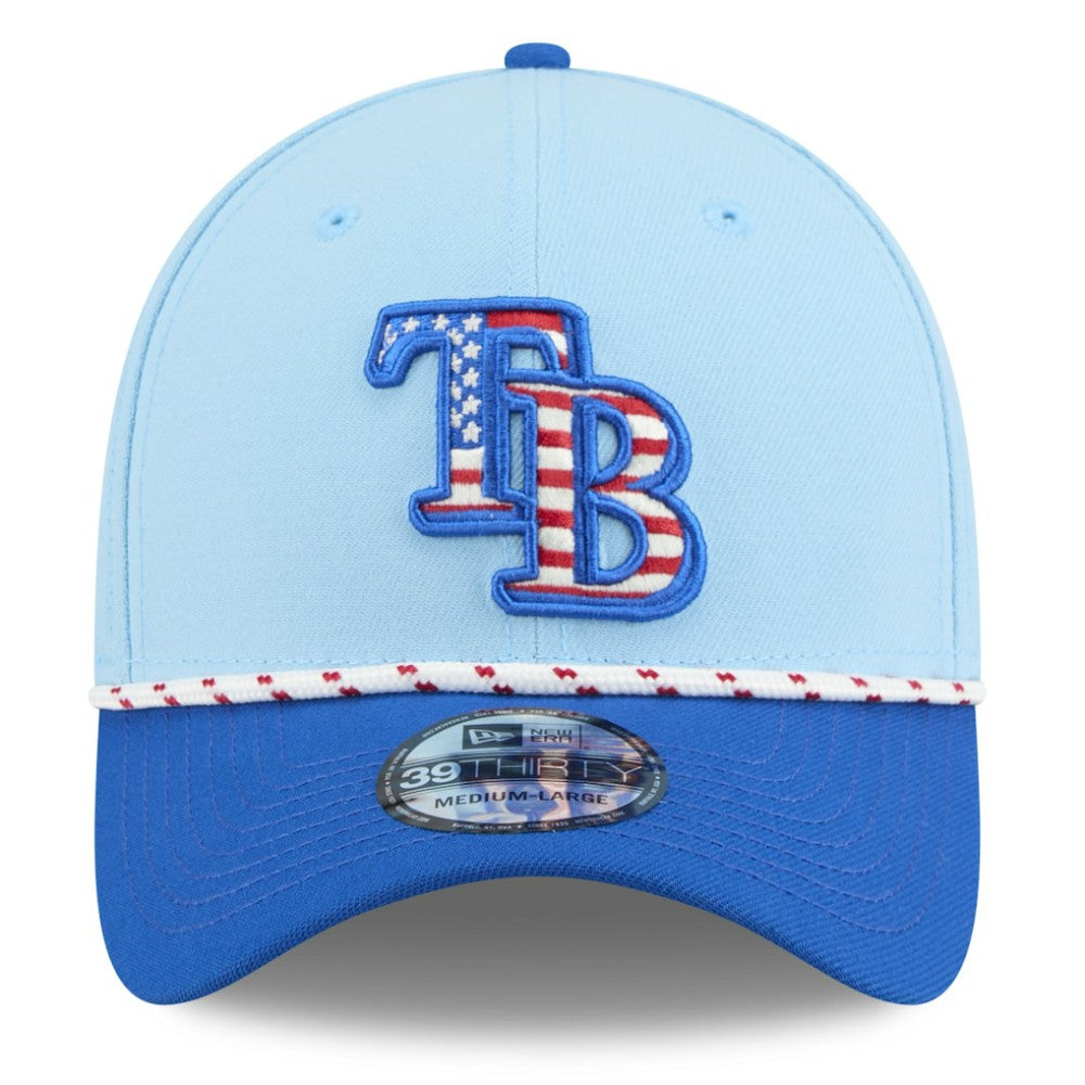 Tampa Bay Rays New Era 2025 Fourth of July 39THIRTY Flex Hat | MLB Near me