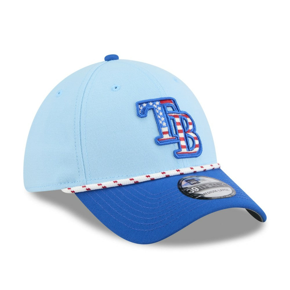 Tampa Bay Rays New Era 2025 Fourth of July 39THIRTY Flex Hat | MLB Near me
