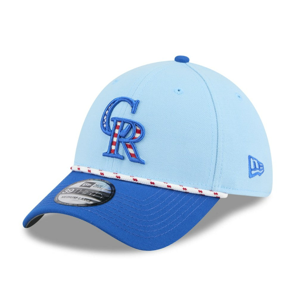 Colorado Rockies New Era 2025 Fourth of July 39THIRTY Flex Hat | MLB Online