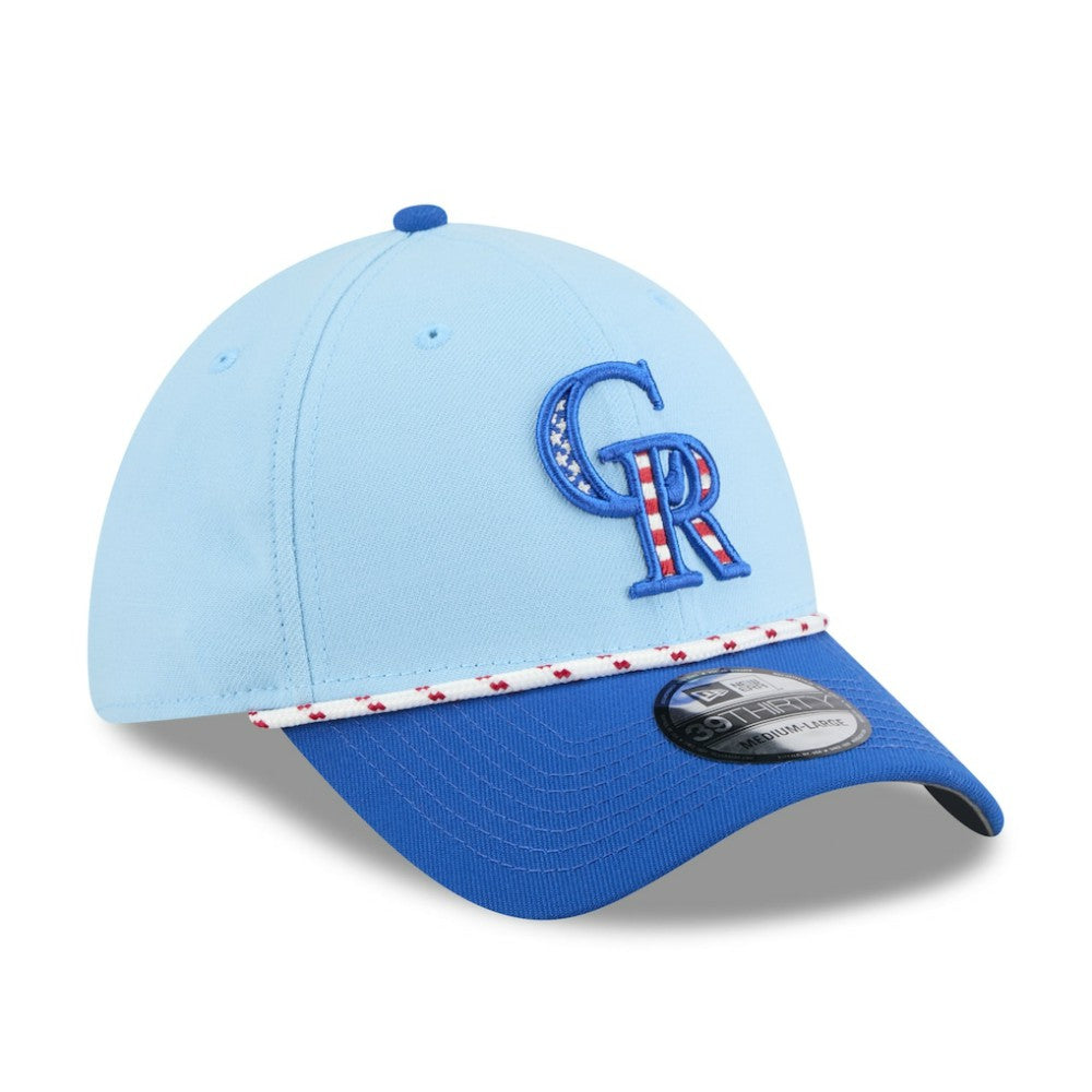 Colorado Rockies New Era 2025 Fourth of July 39THIRTY Flex Hat | MLB Online