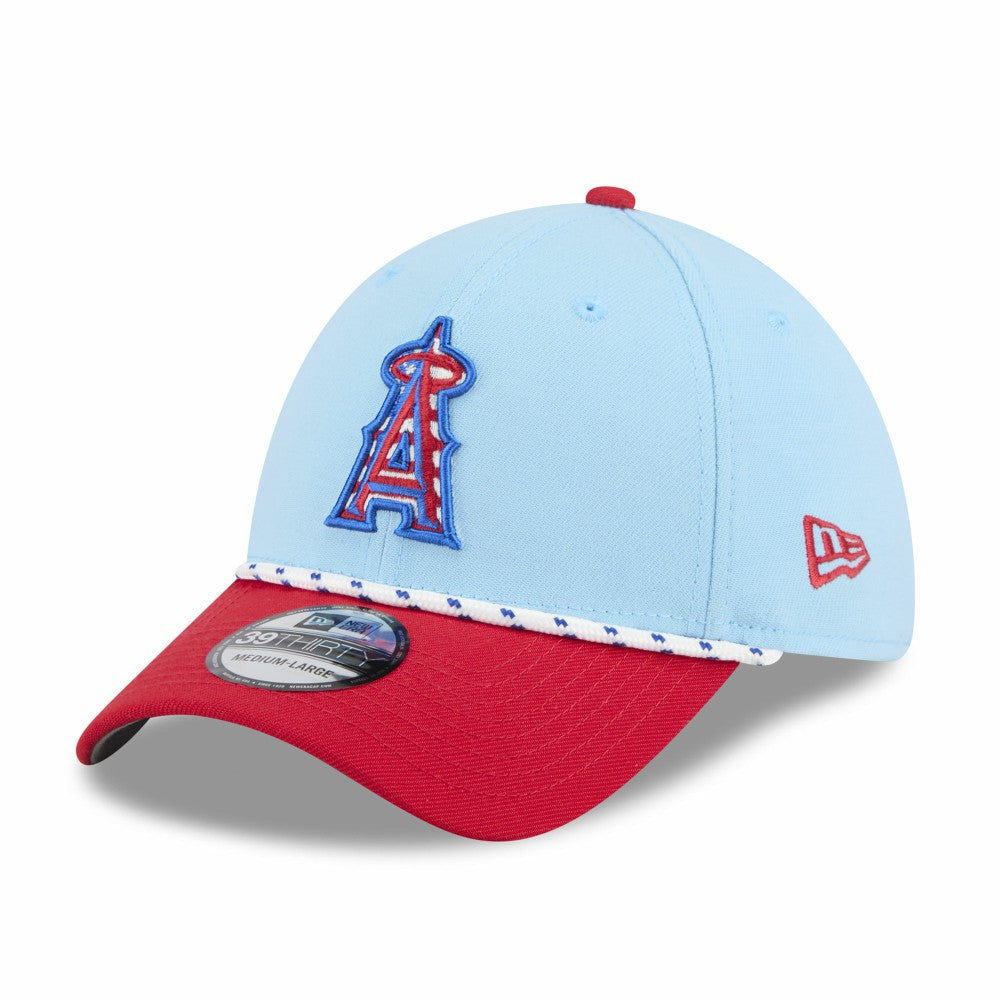 Los Angeles Angels New Era 2025 Fourth of July 39THIRTY Flex Hat | MLB Outlet