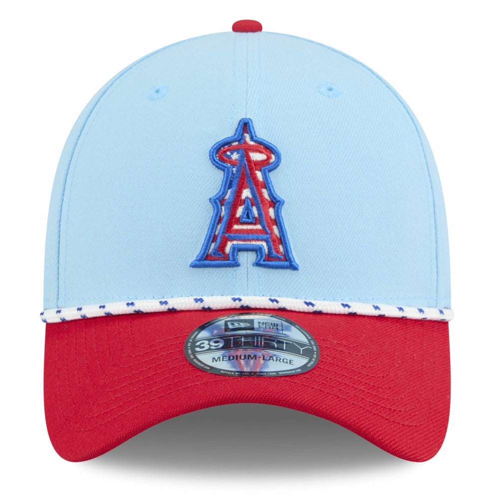 Los Angeles Angels New Era 2025 Fourth of July 39THIRTY Flex Hat | MLB Outlet
