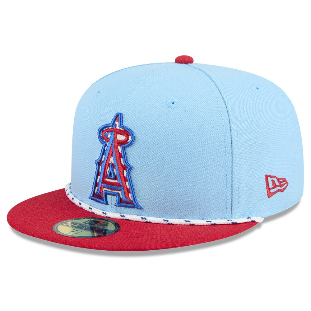 Los Angeles Angels New Era 2025 Fourth of July 59FIFTY Fitted Hat | MLB US