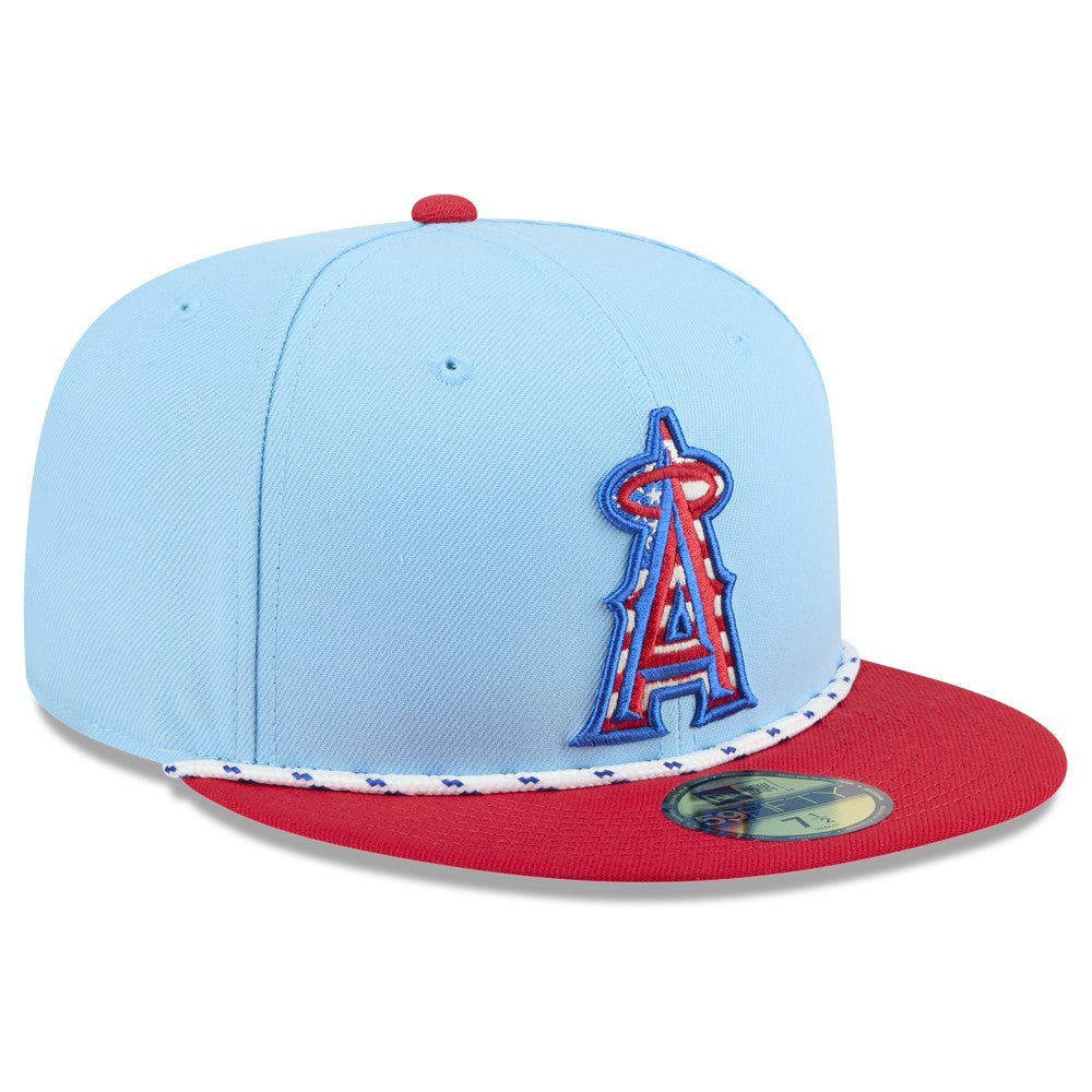 Los Angeles Angels New Era 2025 Fourth of July 59FIFTY Fitted Hat | MLB US