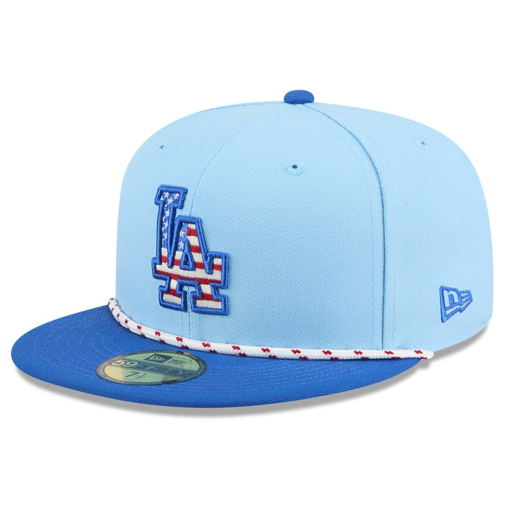 Los Angeles Dodgers New Era 2025 Fourth of July 59FIFTY Fitted Hat | MLB New