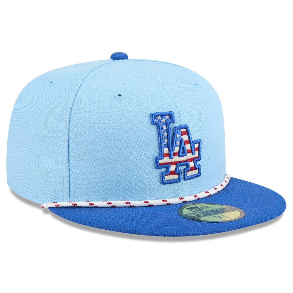 Los Angeles Dodgers New Era 2025 Fourth of July 59FIFTY Fitted Hat | MLB New