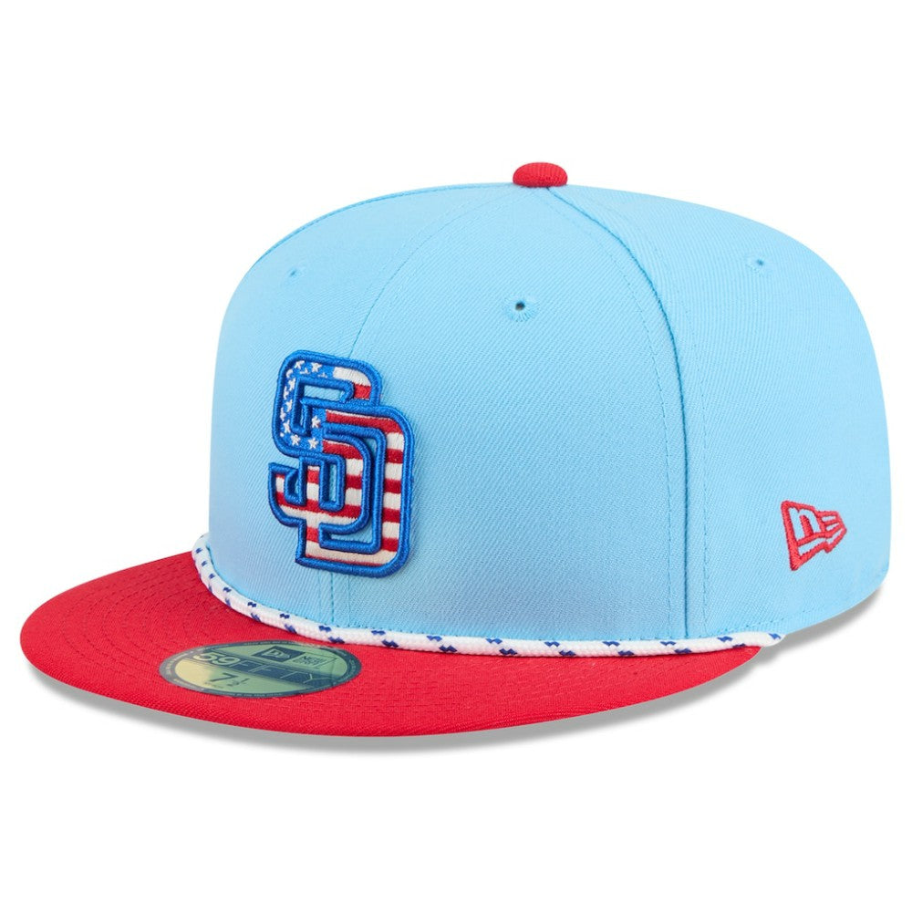 San Diego Padres New Era 2025 Fourth of July 59FIFTY Fitted Hat | MLB Shop